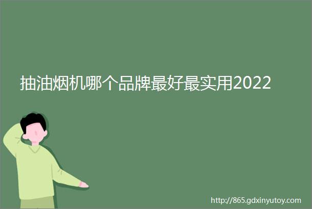 抽油烟机哪个品牌最好最实用2022